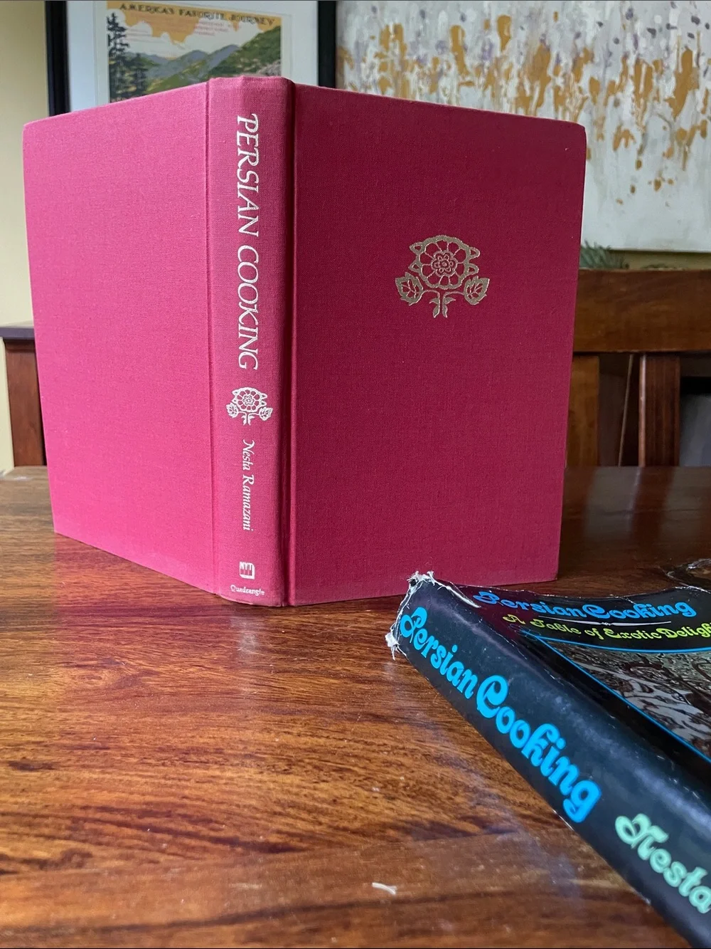 Persian Cooking A Table of Exotic Delights by Nesta Ramazani 1974 Hardcover